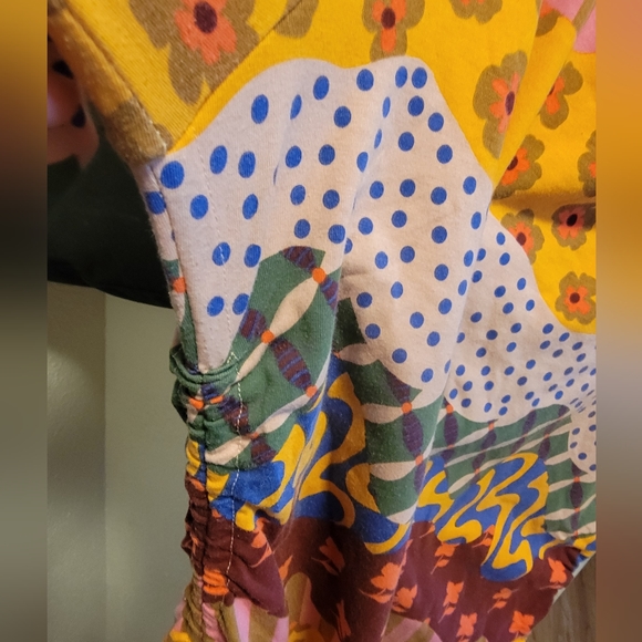 Patterned Rusche drawstring dress - Picture 2 of 6